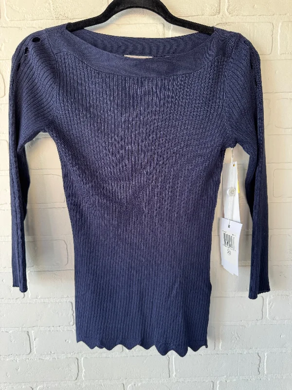 Sweater By Evolution In Blue, Size: Xs