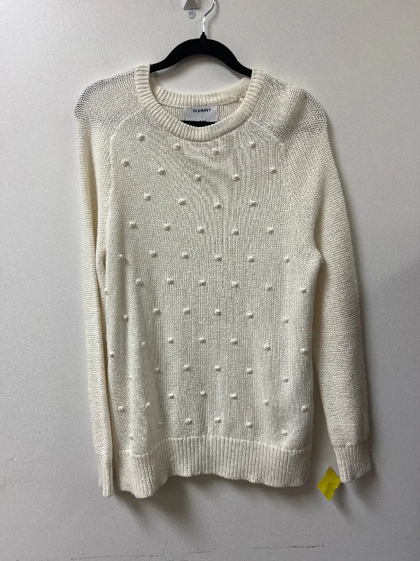 Sweater By Old Navy In White, Size: M