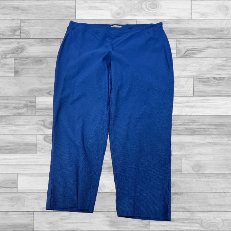 Capris By Lila Rose In Blue, Size: 22