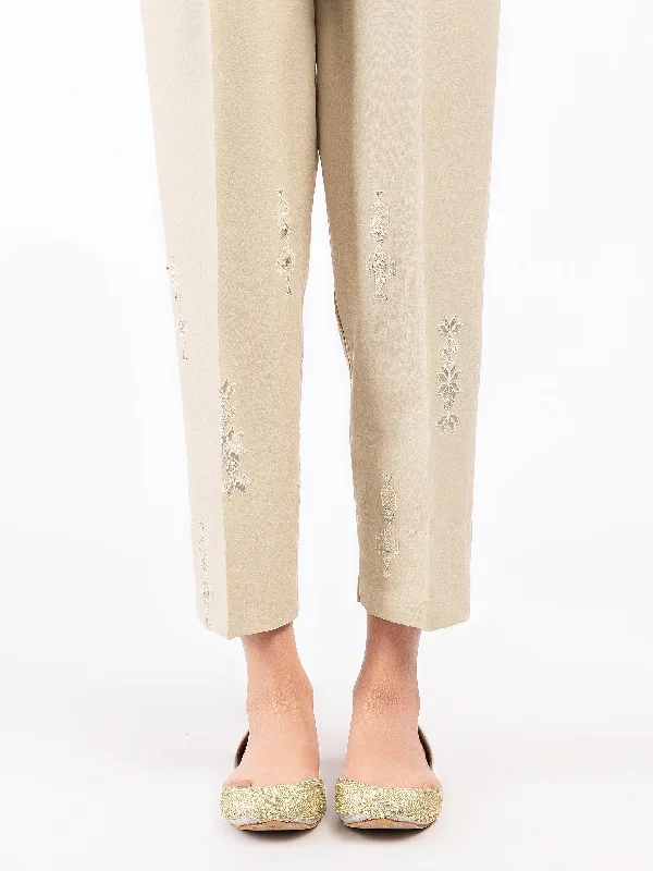 Embroidered Winter Cotton Trousers