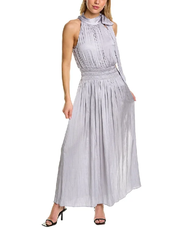 BCBGMAXAZRIA Smocked Maxi Dress