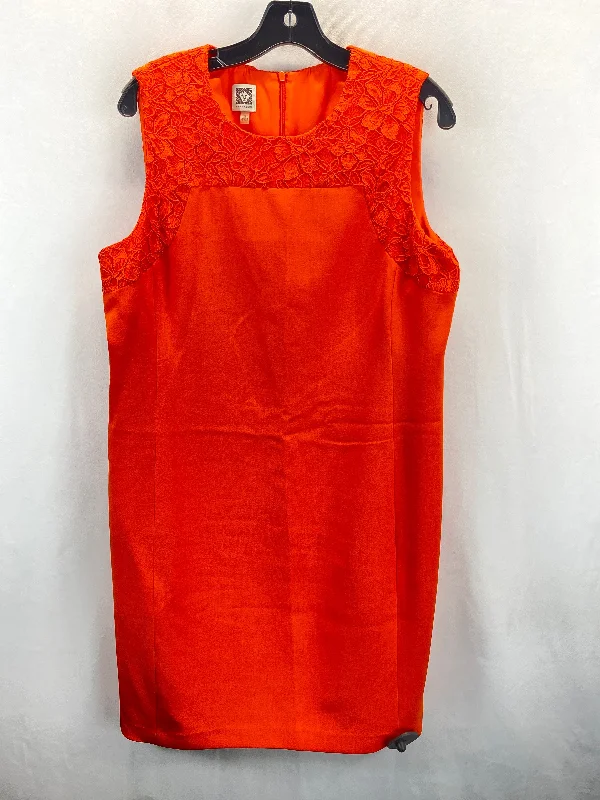 Orange Dress Work Anne Klein, Size 14