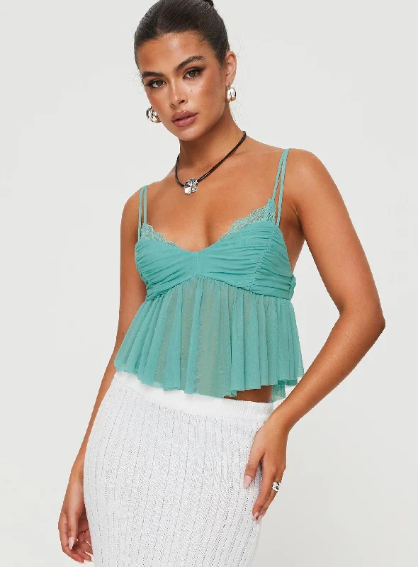 Corella Top Turquoise